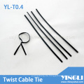 Metallische Twist Krawatte in verschiedenen Durchmesser und Länge (YL-T0.45)